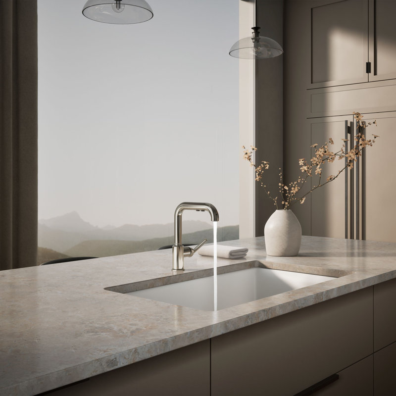 Purist® Single Handle Kitchen Faucet, Vibrant Polished Nickel