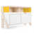 White/Canary Yellow and Blue