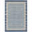 Machine Washable Indoor/Outdoor Christain ACN1404 Navy Rug-109530493