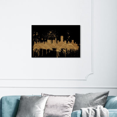 « san francisco horizon », peinture sur toile