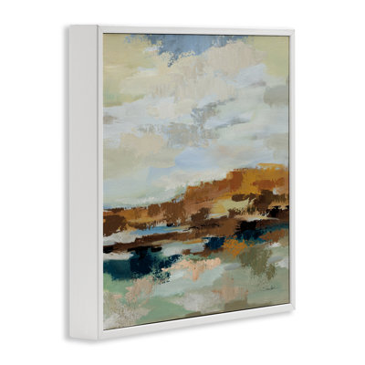 American West Distortion Framed Giclee, design by Silvia Vassileva