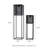 Oversized Black Metal Cutout Pattern Solar Powered Outdoor Floor Lamp