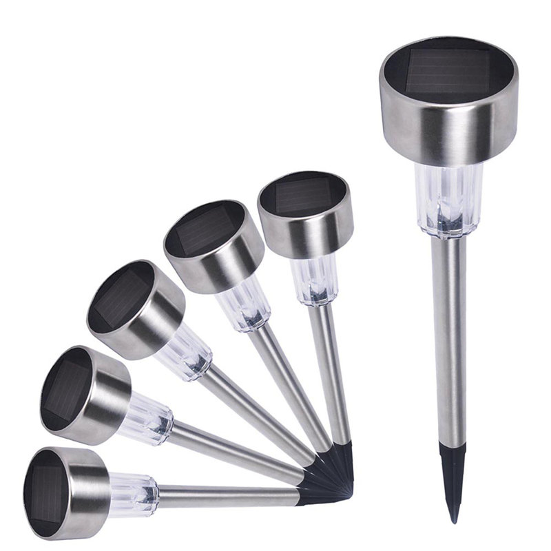 Solar Powered Metal Pathway Light Pack
