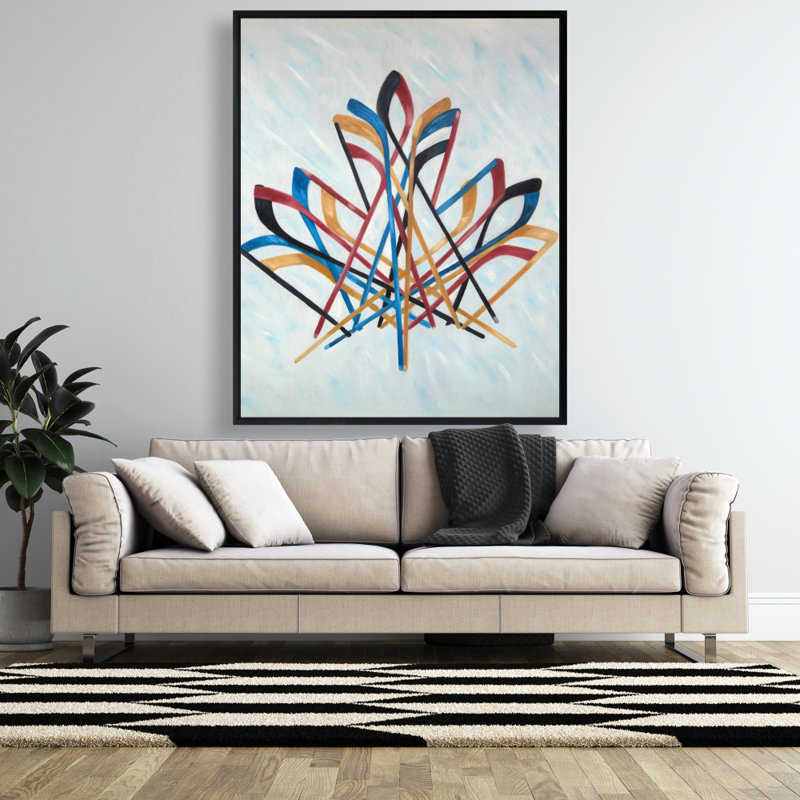Canadian Hockey Print On Canvas