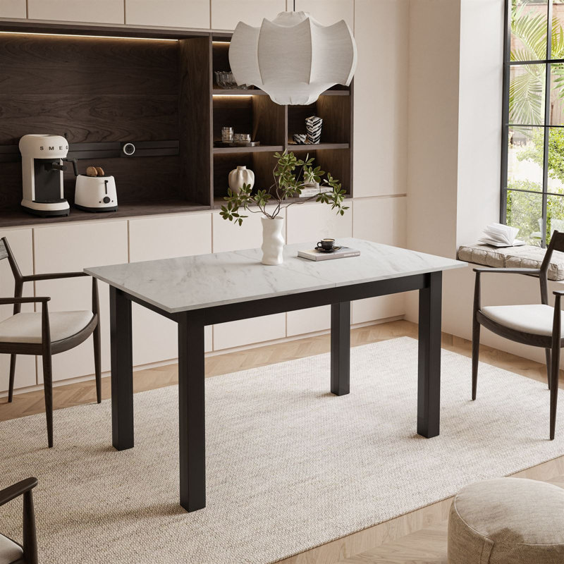Extendable table ARTON 140 cm, Black