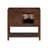 Zoe 36'' Single Bathroom Vanity Base Only in Walnut Finish