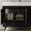 Meuble-lavabo autoportant moderne 36 po avec 1 armoire et 5 tiroirs, comptoir en pierre frittée, lavabo en céramique et pieds en acier inoxydable-1980152388-1992390048