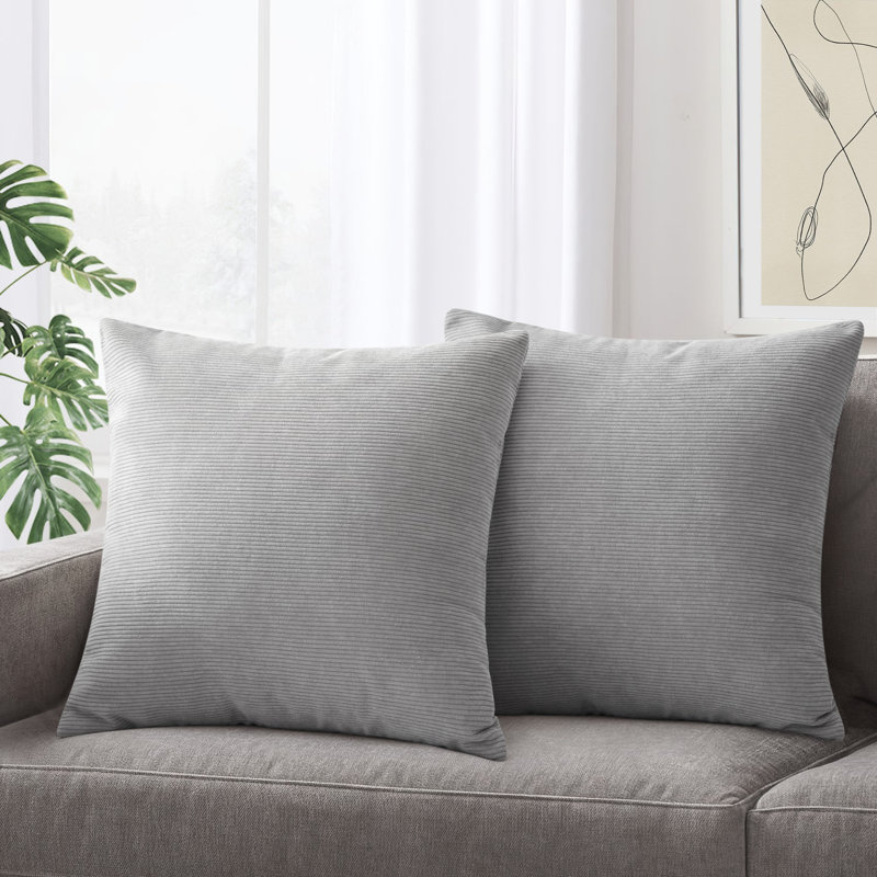 Dardel Velvet Scatter Cushion Cover, Silver