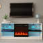 Meuble télé avec foyer électrique pour téléviseur de 65 po ou moins Howington-230902012