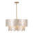 24" 5-Light Scalloped Capiz Shell Drum Chandelier-1842962787