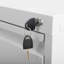 Classeur vertical à 4 tiroirs verrouillables en métal sur roulettes - Armoire verrouillable robuste pour la maison et le bureau-506325539
