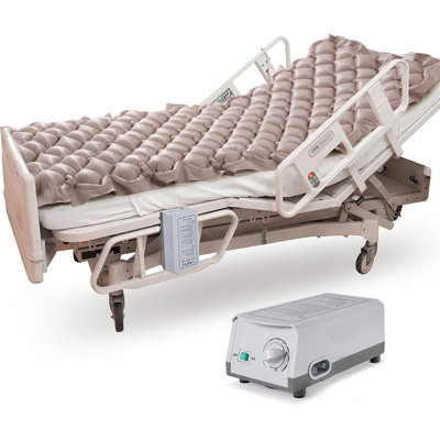 Alternating Pressure Mattress, Air Topper Pad For Bed Sore, Ulcer Prevention, Bedridden Treatment With Electric Pump System For Hospital Bed And Home Use