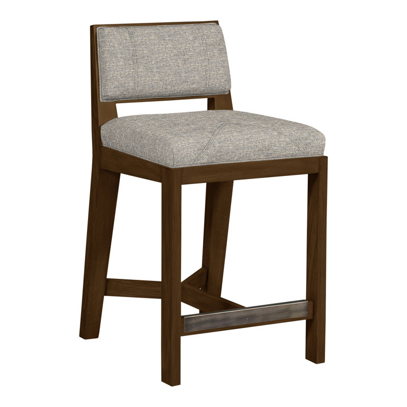 Thom Filicia Solid Wood 26.5" Counter Stool, Havana, Impala Storm