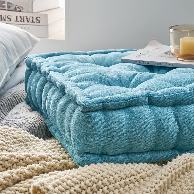 Rainha® - Coussin classique capitonné, Océan vif