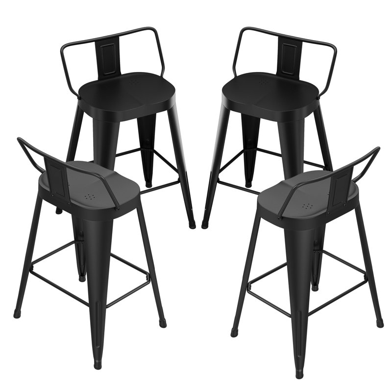 Tabouret de bar en métal, 26"