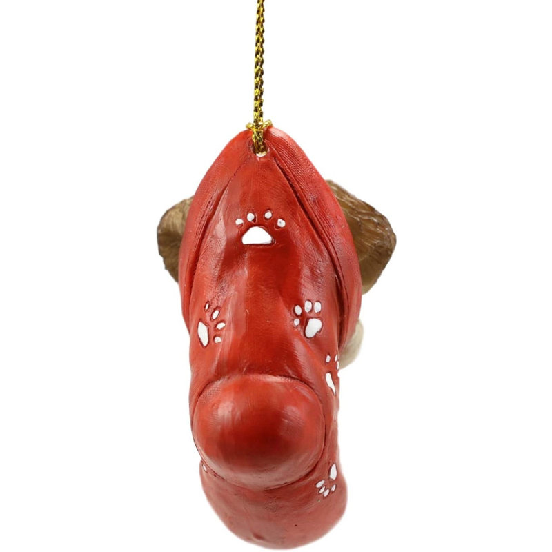 Ornement figurine suspendu pour chien tzu chiot