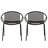 Patio Dining Chairs Stackable Chairs With Breathable Design Modern Simple Art Style (Set Of 2)-989065549