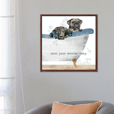 Wash Your Worries Away by Marla Rae - Print on Canvas
