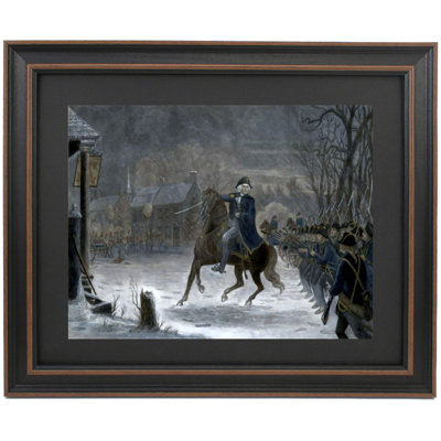 Washington At The Battle Of Trenton By Illman Brothers
