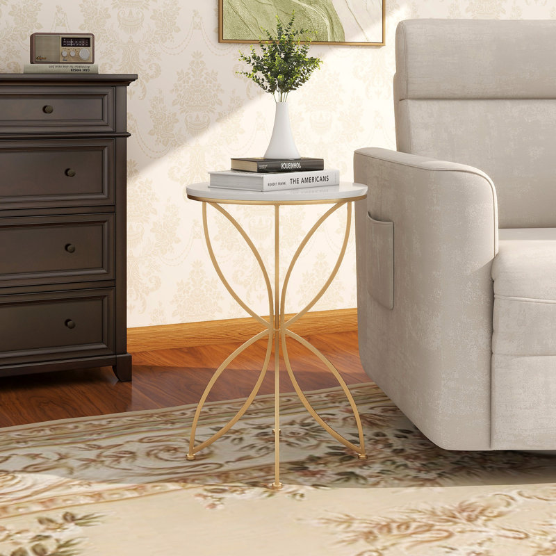 Table de bout Crosley, Or