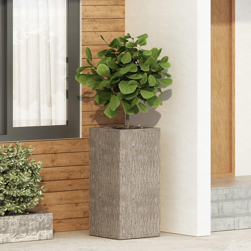 Ensemble de jardinières Stelvia, Moyen H 23,75 po x l 11,5 po x P 11,5 po, 1