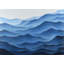 Blue Ocean - impression matte encadrée bleu côtier pour la décoration intérieure-849091200
