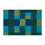 Tapis d'intérieur et d'extérieur à carreaux bleu-1341829063