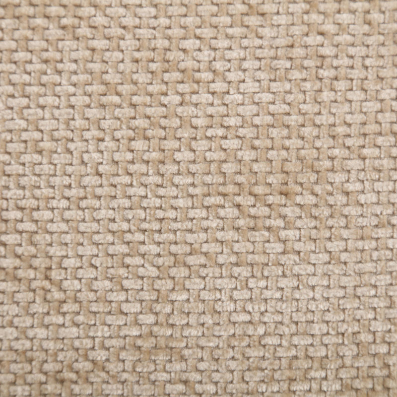 Fauteuil demi-tonneau surdimensionné avec housse, Chenille blé