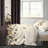 Queen Size Comforter Set 9 Pieces, All Season Luxury Bed in a Bag for Bedroom, With Matching Curtains, Soft Microfiber, Ginkgo Leaf-121273391