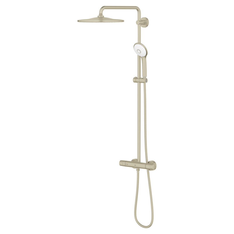 Euphoria 310 CoolTouch Thermostatic Shower System, Brushed Nickel Infinity