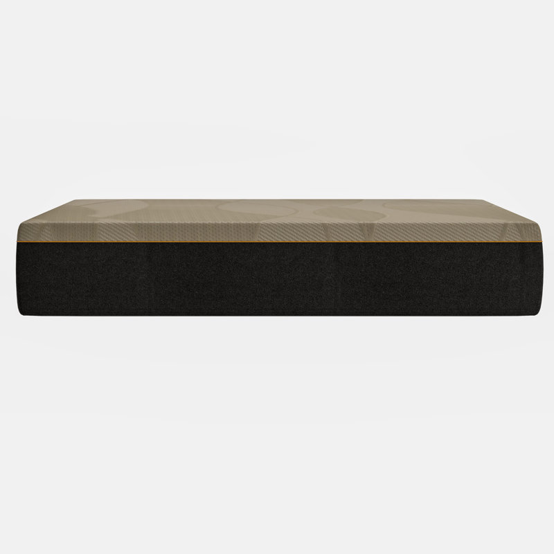 Matelas en mousse viscoélastique imprégnée de gel moyenne Alwyn Home Adamsburg, Très grand lit, 14"