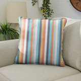 Striped Indoor/Outdoor Throw Pillow