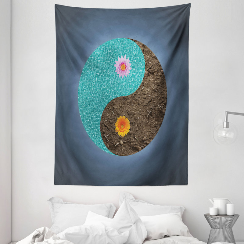 Tapisserie en polyester pour yoga, H 80 po x l 60 po