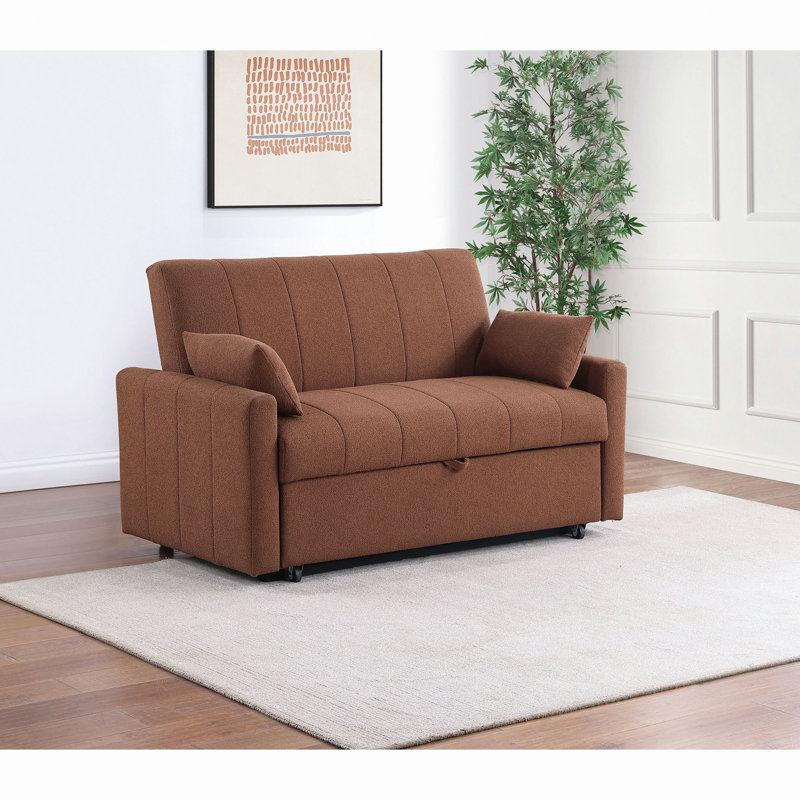 Westwind Copper Upholstered Sleeper Sofa Bed