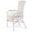 Set Of 2 Delberta Dining Armchairs Natural Rattan Wicker Handmade Design With Cushion, White Color-142532083