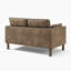 Thresia 2 Seater Faux Leather Sofa