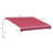 Retractable Awning, Patio Awnings, Sunshade Shelter W/ Manual Crank Handle, UV & Water-Resistant Fabric And Aluminum Frame For Deck, Balcony, Yard-112604869-112604861