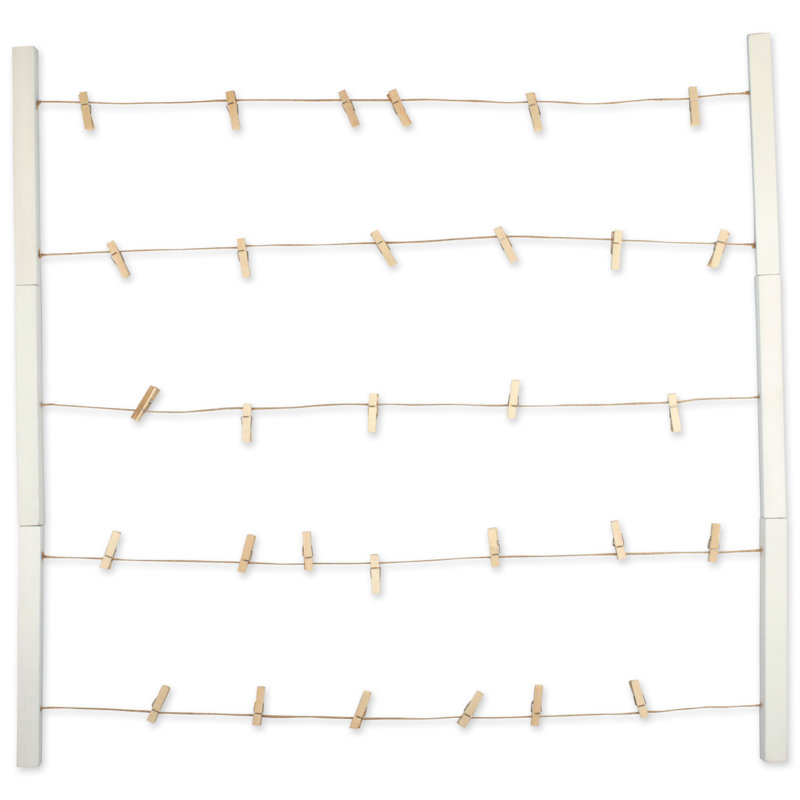 Cadre photo flottant Bengoa, blanc, 3.15" x 9.45"