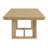 Brown Trestle Table With Leaf