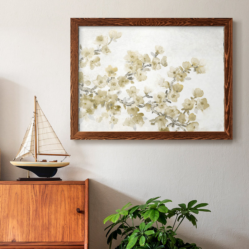 Composition neutre de cerisier en fleurs II, H 14 po x l 20 po x P 1,5 po, Érable