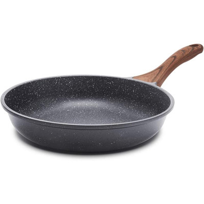 Poêle à frire antiadhésive, poêle à omelette en granit suisse, batterie de cuisine en pierre saine, sans PFOA