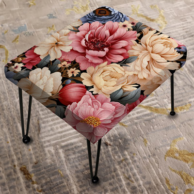 Gilligan - Floral Rectangle Ottoman