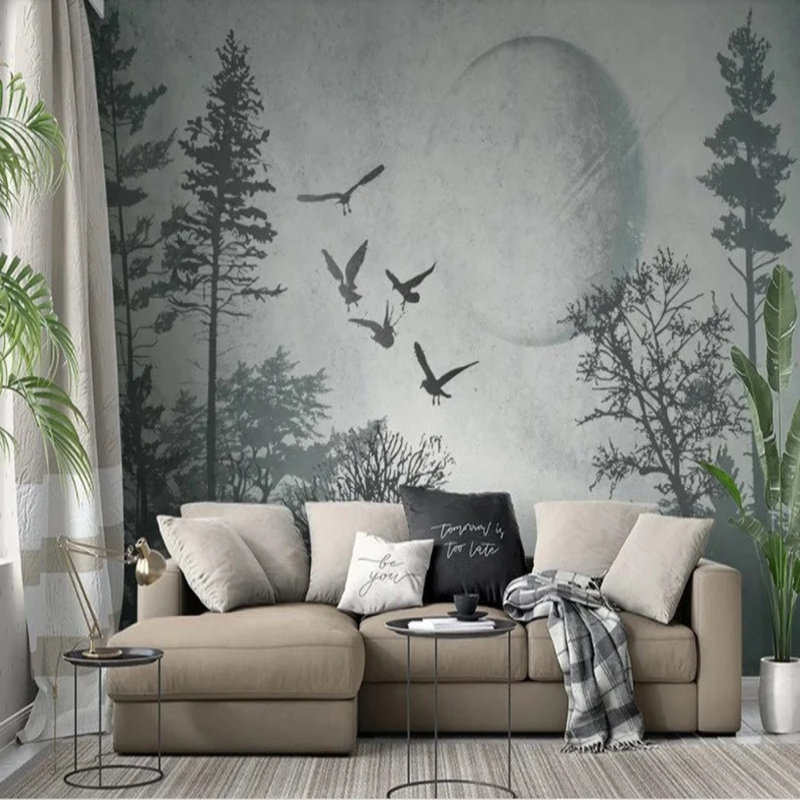 Moonflight In The Pines, 138" L x 105.96" W