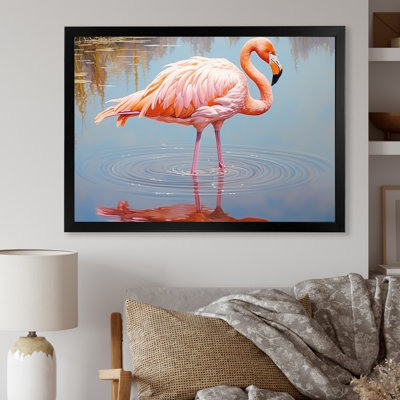 «Pink Flamingo Secret Beauty» sur toile