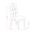 5 Piece Dining Room Set consists A Dining Table and 4 Mist Beige Polyester Fabric Upholstered Chairs, Antique Walnut-1932213-39344689-39344690