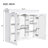 Bathroom Wall Mounted , White, Adjustable Shelving For Storage Aggregator, Shelving, Large Capacity