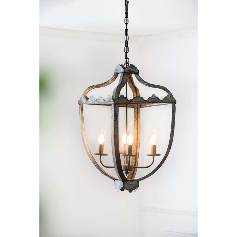 Lustre géométrique à 4 lumières Mccoin
