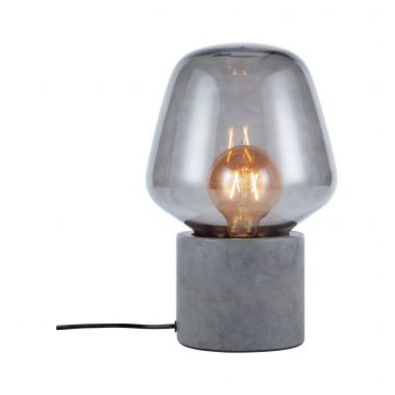 Wood Novelty Lamp, Grey
