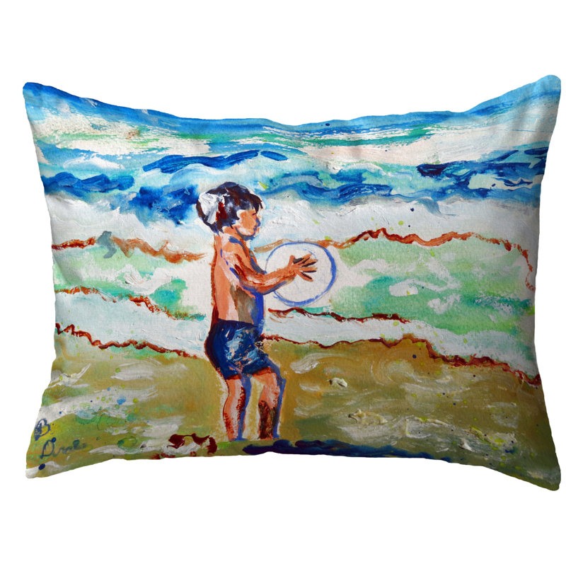  Housse et insert de coussin rectangulaire intérieur / extérieur Boy and Surf