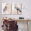 «Beautiful Heron Birds debout aquarelle» par Stellar Design Studio - ensemble de 2 peintures-104440167-104440168